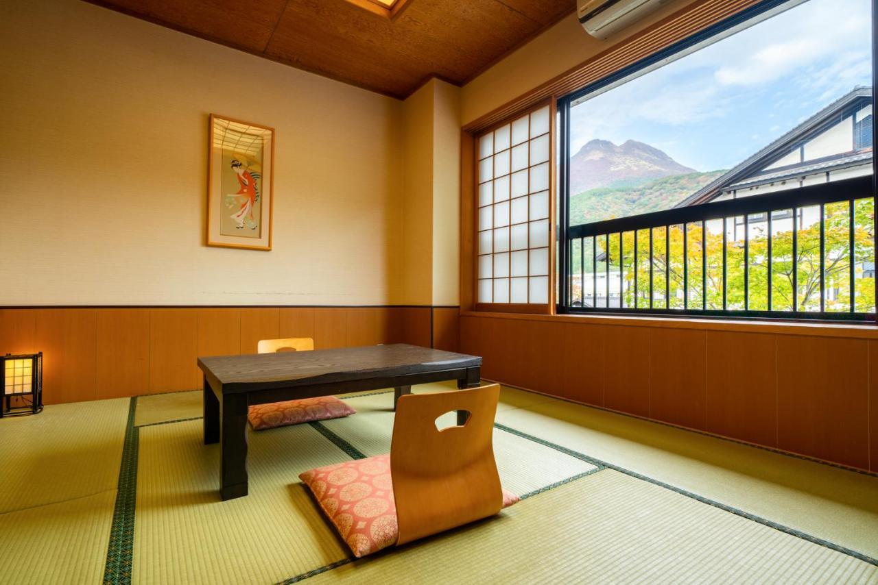 Yawaragi-No-Sato Yadoya Hotel Yufu Bagian luar foto