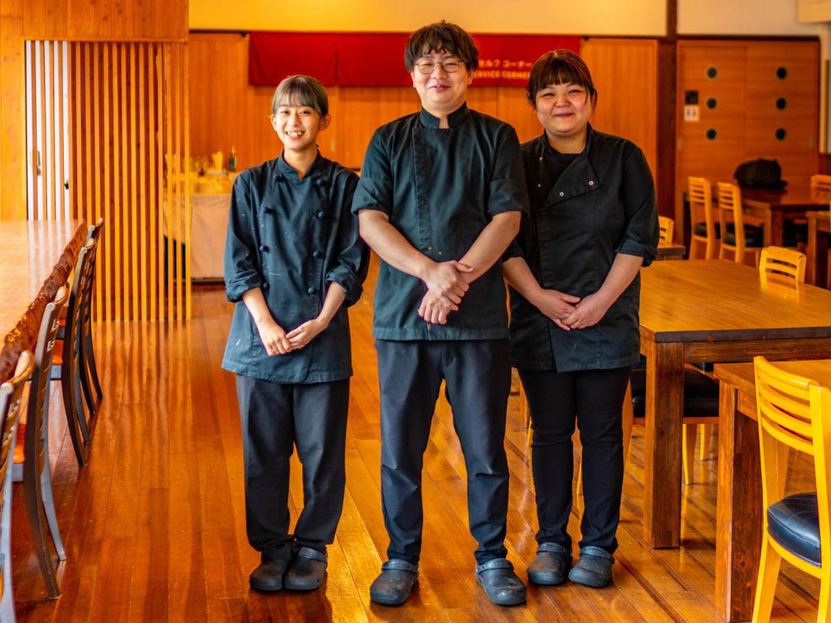 Yawaragi-No-Sato Yadoya Hotel Yufu Bagian luar foto