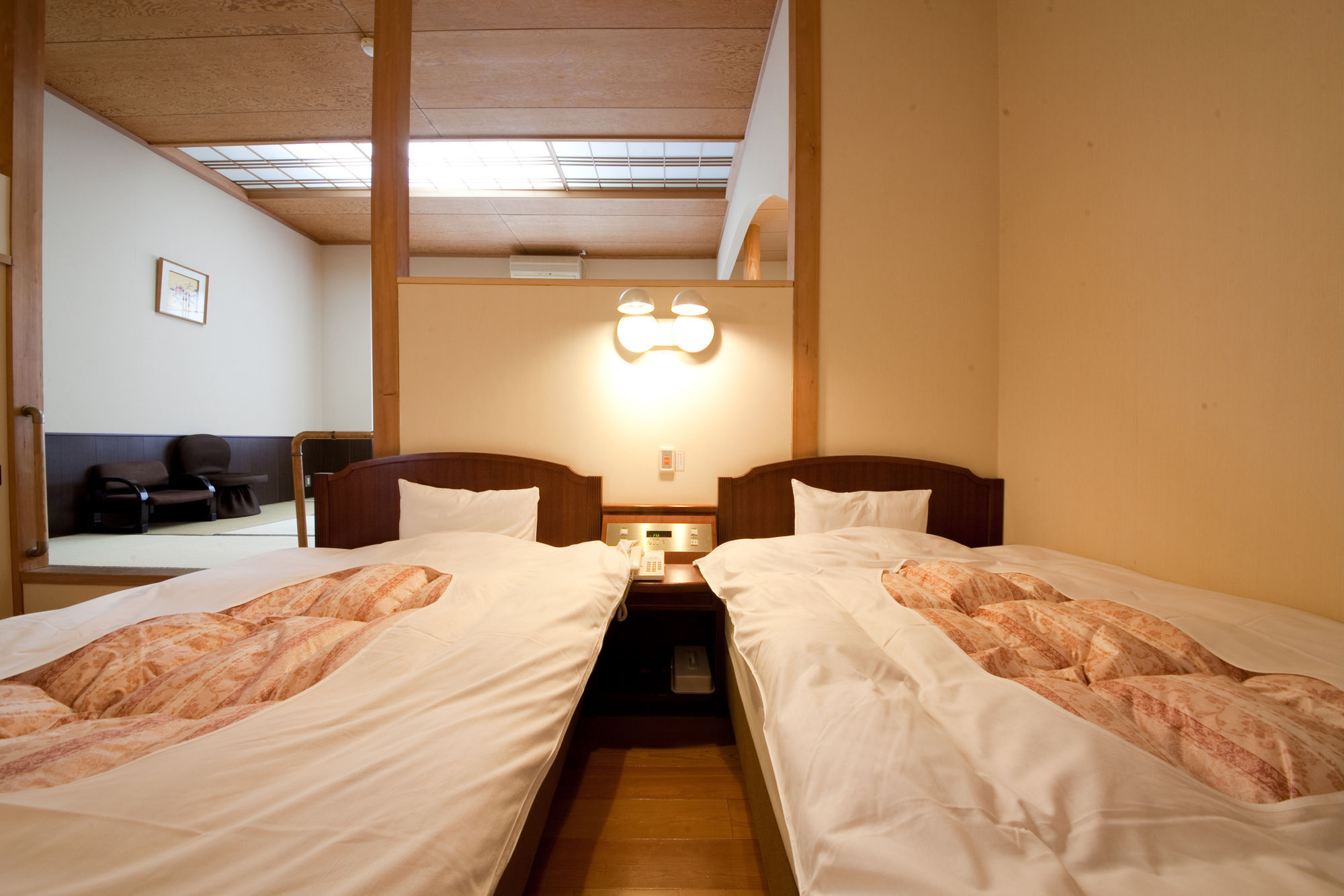 Yawaragi-No-Sato Yadoya Hotel Yufu Bagian luar foto